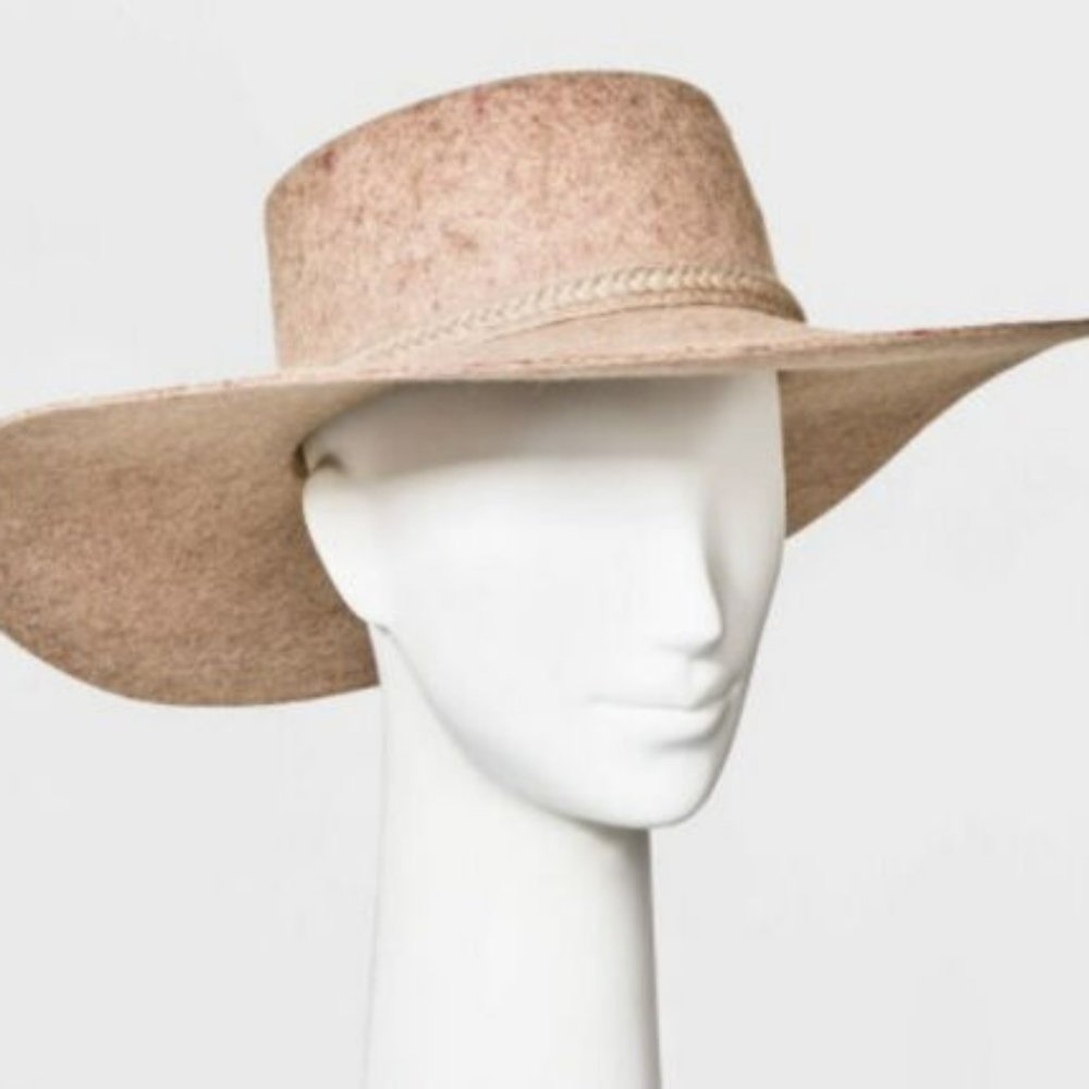 Universal Thread Beige Wide-Brim Hat